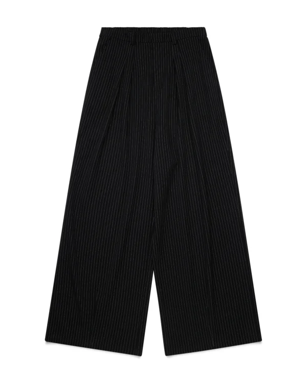 Buy Shinzo Brand Ukiyo Pleated Wide Leg Pinstripe Pants